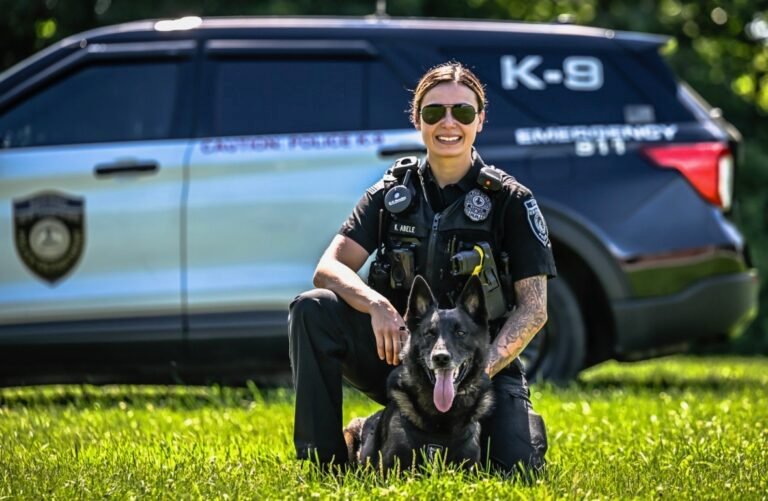 K-9 Benjamin NH Police Dog and his Owner