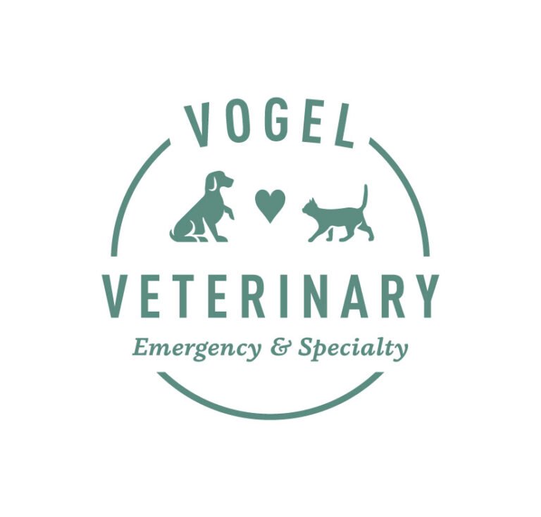Vogel Veterinary Emergency and Specialty Round Logo